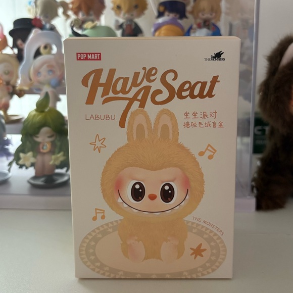 AUTHENTIC NEW Pop Mart LABUBU Have a Seat Vinyl Plush - QUQU (SEALED BOX) - Picture 2 of 7